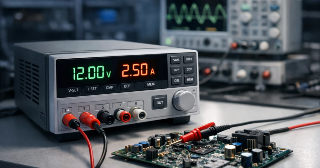working of dc power supply