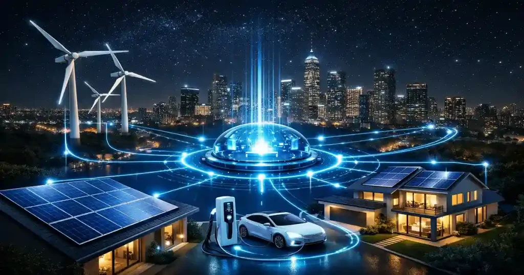 Working of Smart Grid Technology